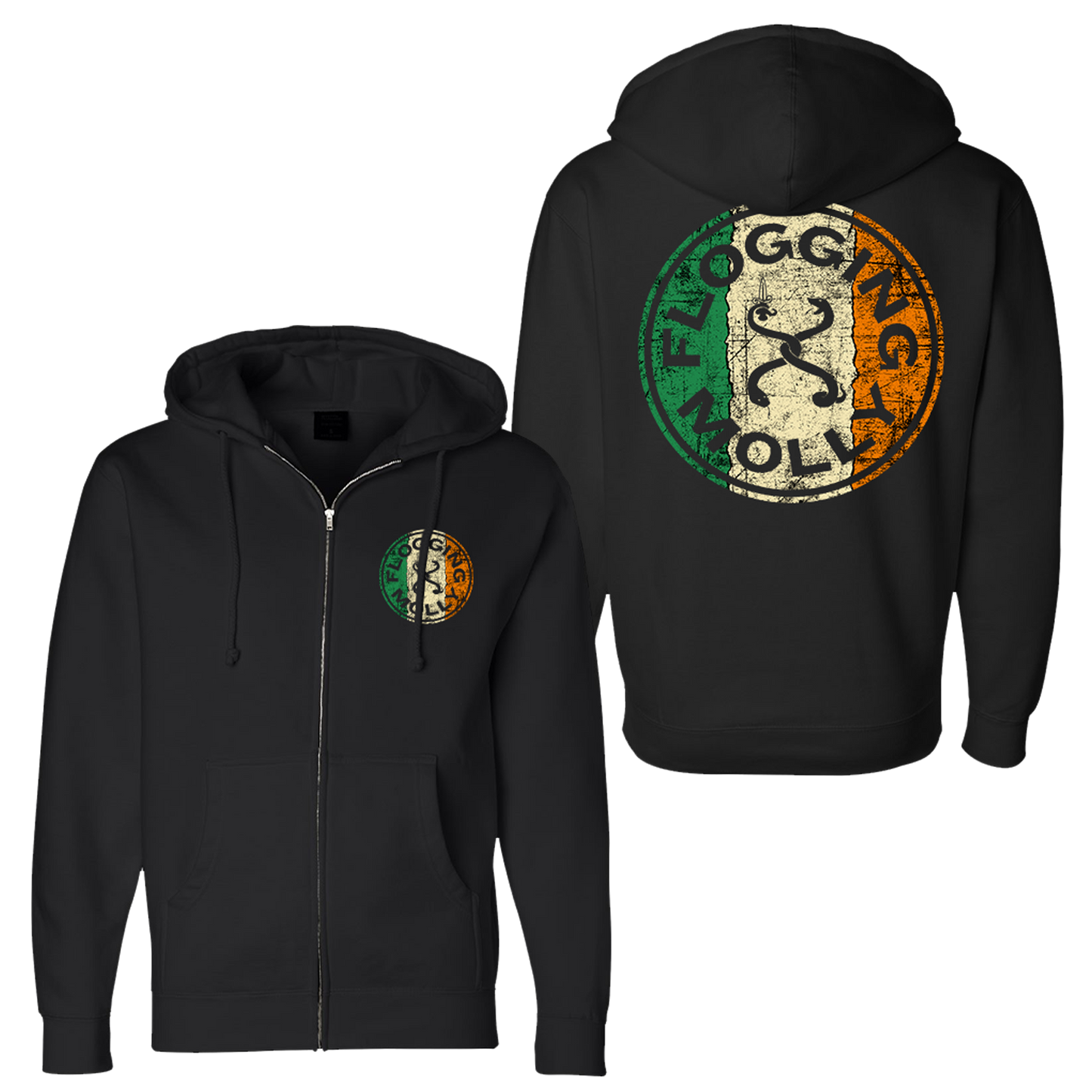 Circle Snakes Flag Hoodie