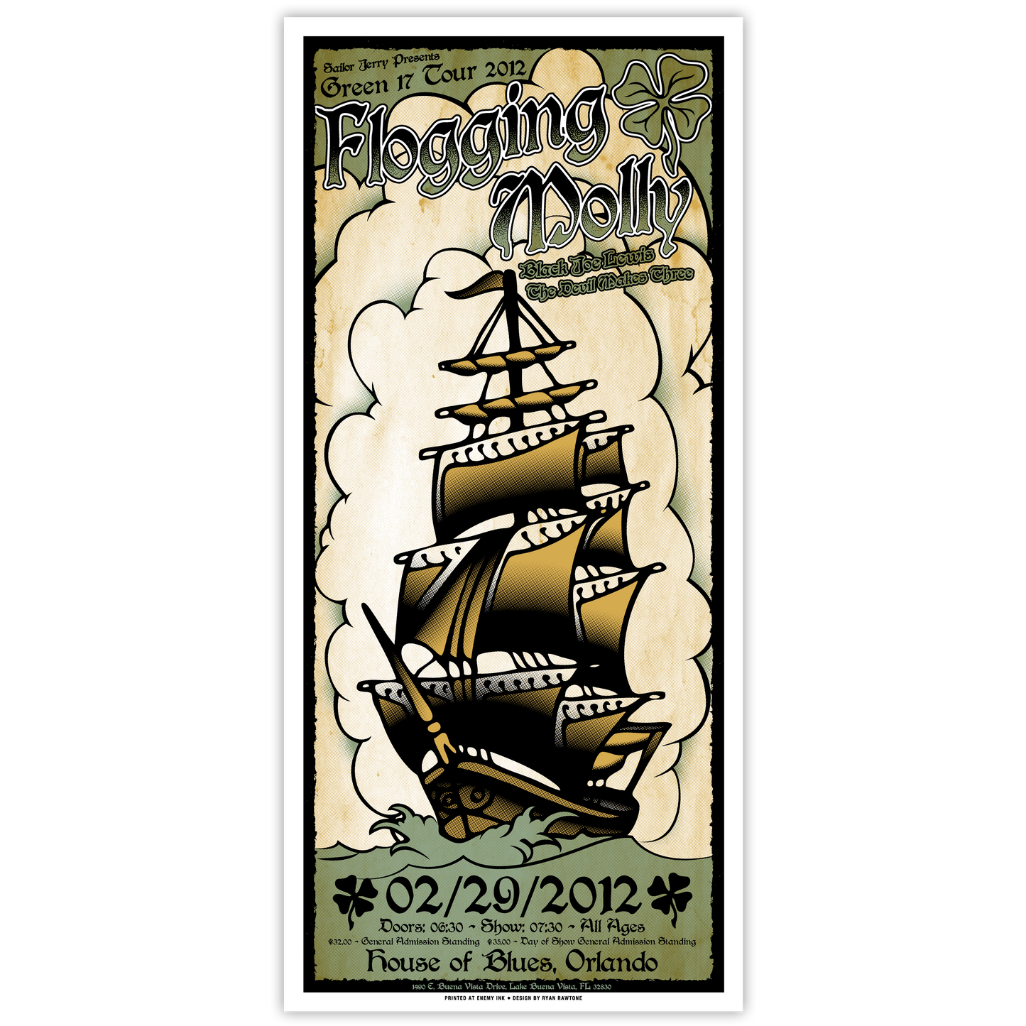 Flogging Molly Leap Year Poster