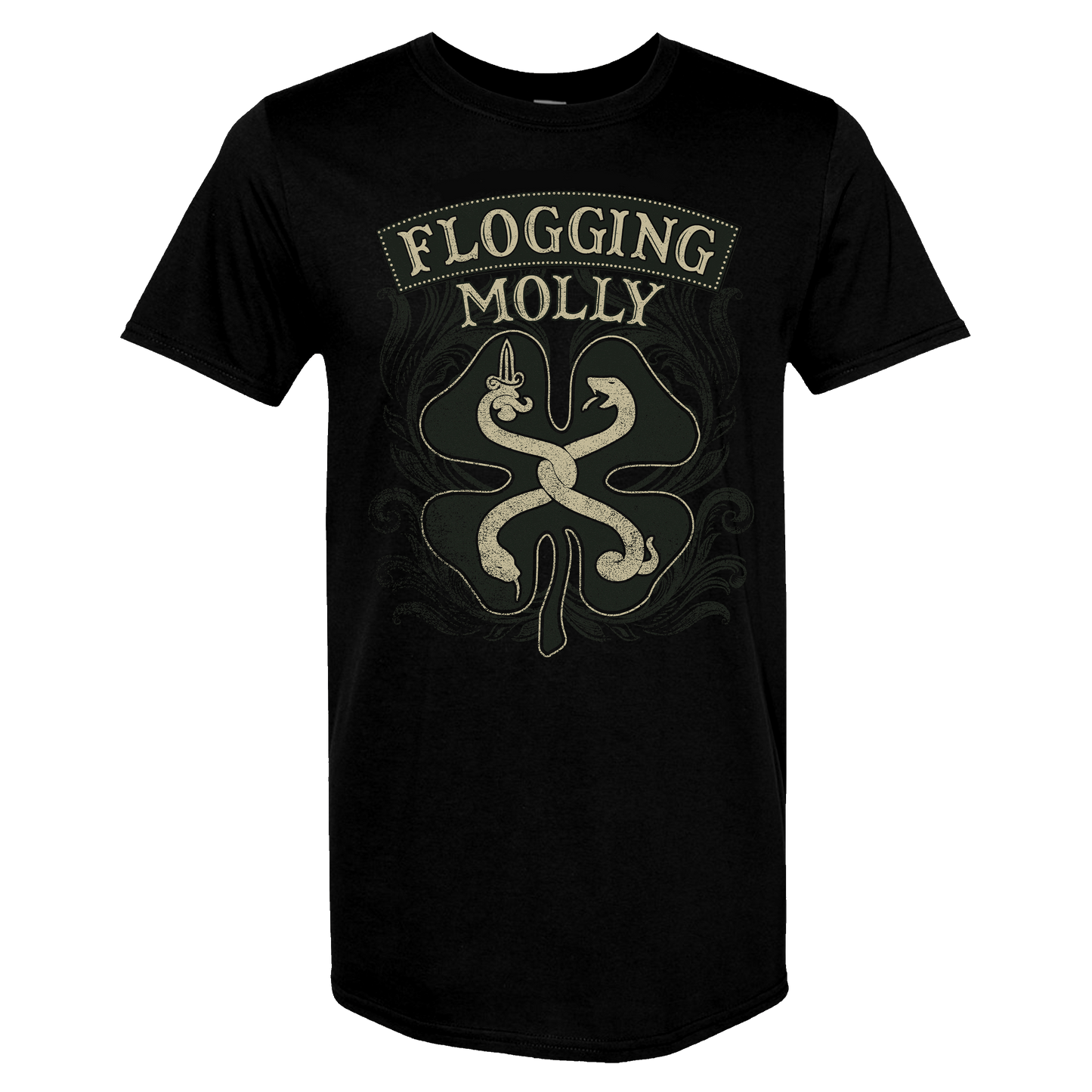 Black Shamrock Shirt