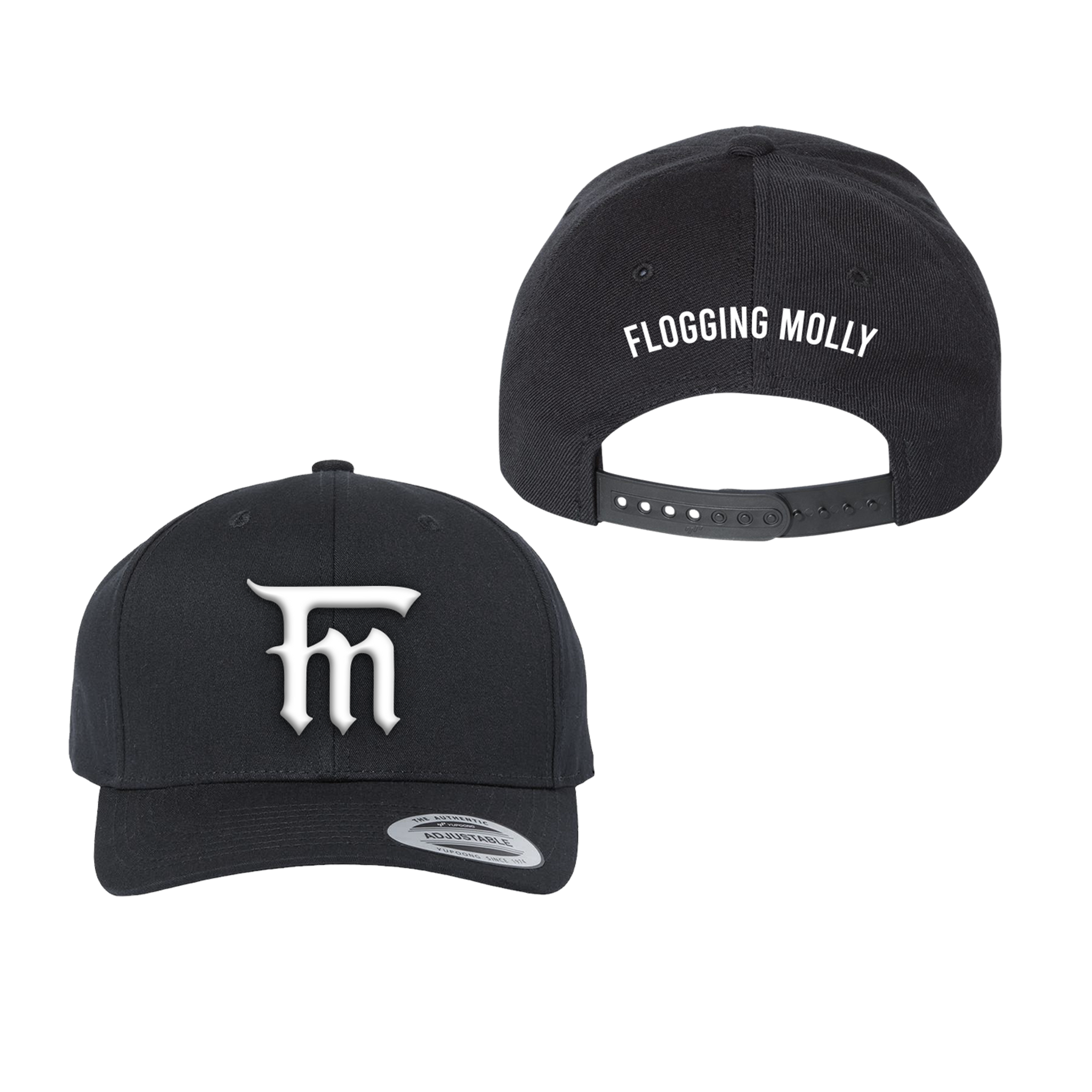 Snapback Hat with Puff embroidered logo – Flogging Molly