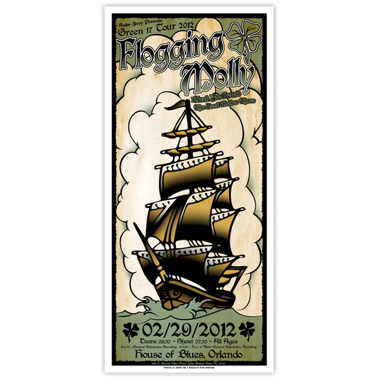 Flogging Molly Leap Year Poster